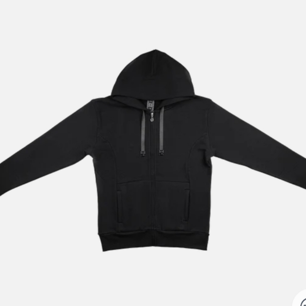 Zox Carbin Black Zip Hoodie